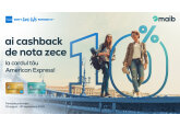 Cardul tău American Express de la maib îți aduce cashback de nota zece