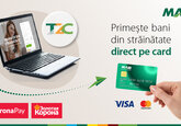 Moldova Agroindbank și Zolotaya Korona lansează serviciul de transfer de bani din străinătate direct pe card 