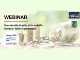 La 1 august, în Moldova va avea loc un webinar informativ pe tema „Noile reguli de utilizare a numerarului în economie” 
