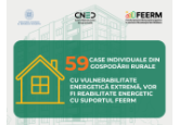 Eficiența energetică a 59 de case individuale cu vulnerabilitate energetică extremă din localitățile rurale va fi îmbunătățită cu suportul statului 