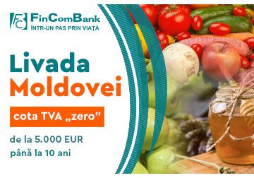 FinComBank, partenerul proiectului „Livada Moldovei”