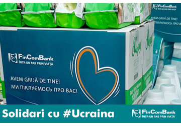 FinComBank continuă campania „Solidari cu #Ucraina”