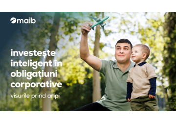 Noi oportunități sigure și eficiente de investiție: maib lansează o nouă emisiune de obligațiuni corporative din programul trei 