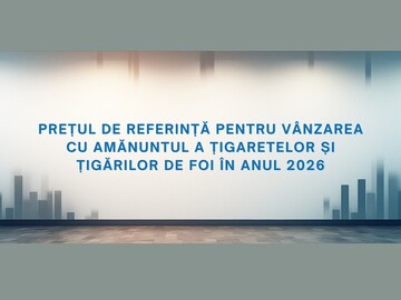 In Moldova, from 2026, a pack of cigarettes and cigarillos must cost at least 46.59 lei per pack – the State Tax Service