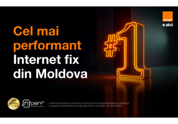 Orange oferă cel mai performant Internet prin Fibră din Moldova, conform nPerf 2025