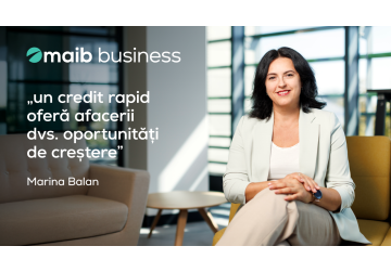 Marina Balan: Cum obțineți rapid un credit pentru afaceri?