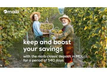 The &quot;maib classic&quot; deposit in MDL for an extended term of 540 days is again available at maib
