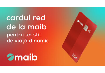 Cardul maib freelance a devenit cardul red de la maib și Visa! Un nou nume, mai multe beneficii, aceeași încredere