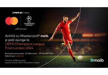 Trăiește pasiunea la maxim: hai cu maib și Mastercard la UEFA Champions League Final London 2024 