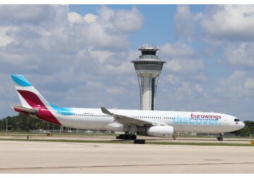 Compania germană low-cost Eurowings a intrat pentru prima dată pe piața moldovenească și a început să opereze zboruri Köln-Chișinău-Köln de la 1 mai.