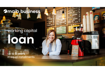 New advantageous solutions for businesses, created by maib! Discover the loan for financing non-Agro business expenses, with terms up to 60 months