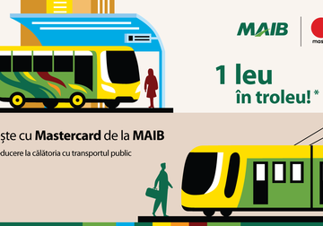 Cu MAIB și Mastercard continui să călătorești la jumătate de preț prin Chișinău