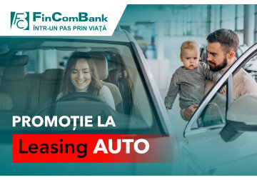 FinComBank: Achiziționează-ți un automobil nou cu doar 10% avans