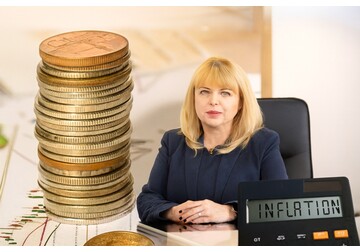 Nivelul inflației la sfârșitul anului 2025 este estimate la 6,5%, iar în 2026 nivelul mediu al acesteia este prognozat la 4,3% 