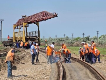 Railways of Moldova Company (CFM) continues to restore and modernize the railway infrastructure to resume railway traffic on the Cantemir-Falciu section