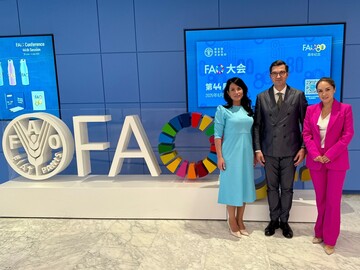Moldova, as part of its participation in the 44th FAO Conference in Rome, is discussing reducing vulnerability to climate change and strengthening cooperation to support the transformation of the agri-food sector