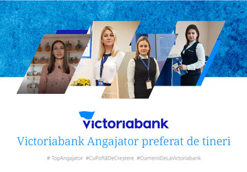 Victoriabank în topul celor mai buni angajatori, consideră absolvenții din acest an