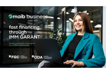 Maib makes the SME Guarantee product, IMM GARANT, available to SMEs through ODA’s individual guarantee mechanism