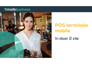 Dezvoltă vânzările cu livrare în doar 2 zile cu POS terminale mobile maib