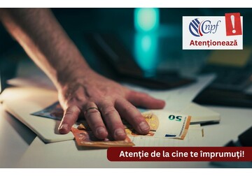 CNPF a reamintit cetățenilor din Moldova că împrumuturile contractate de persoane fizice nu sunt supuse supravegherii autorității de reglementare și nu beneficiază de niciun fel de protecție juridică 