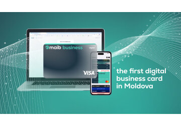Maib creates more flexibility in business: the first digital business card in Moldova
