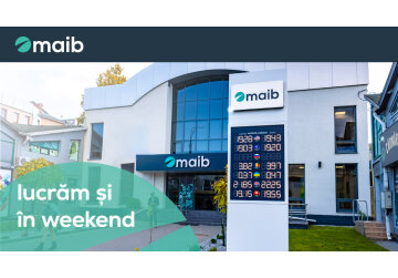 Sucursalele maib – la dispoziția clienților și în weekend