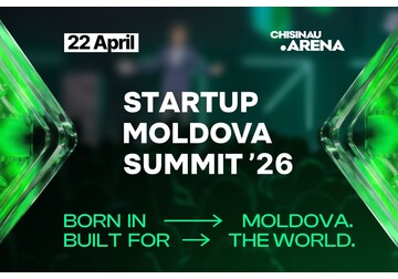 Startup Moldova Summit 2026 – principalul eveniment dedicat startup-urilor tehnologice și economiei viitorului în Moldova, va avea loc pe 22 aprilie la Chișinău