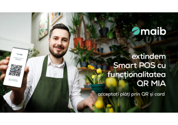 Integrarea funcționalității QR MIA în soluția Smart POS de la maib