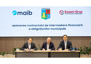 Maib выступает финансовым посредником третьей эмиссии муниципальных облигаций примэрии Чадыр-Лунги на сумму 8 миллионов леев