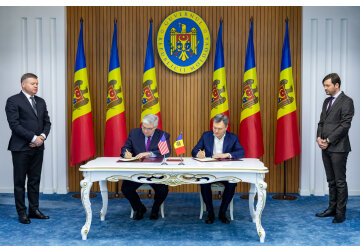 Moldova will receive 1.3 billion lei grant from the United States to develop transport infrastructure and increase the country's cyber resilience