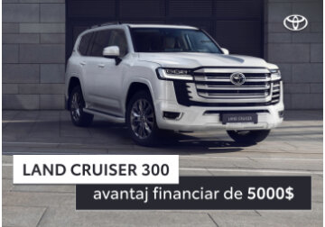 LAND CRUISER 300 CU REDUCERE EXCEPȚIONALĂ DE 5000 USD