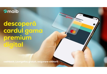 Noul gama premium digital – cardul perfect, cu cashback generos și servicii premium