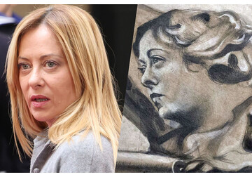 В старинной римской базилике обнаружили лик премьера Италии