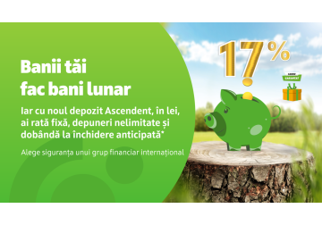 Nou! Depozit în lei cu rată fixă de 17% anual de la OTP Bank