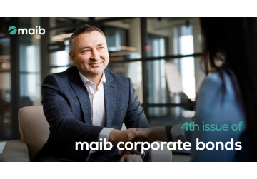 On April 15, maib launches the fourth corporate bonds issue under the second program