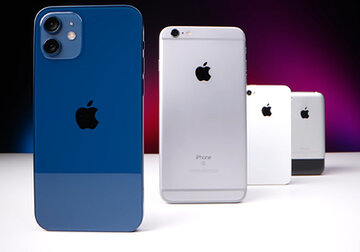 Самый старый и новый iPhone сравнили