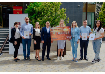 Comerțbank a premiat câștigătorii celei de-a doua etape, din cadrul Campaniei Promoționale &quot;COMERȚBANK și Visa te premiază - Cadoul îl alegi tu!&quot;