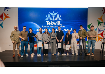 Maib la Tekwill Junior Ambassadors: investim în educația financiară și digitală a noii generații