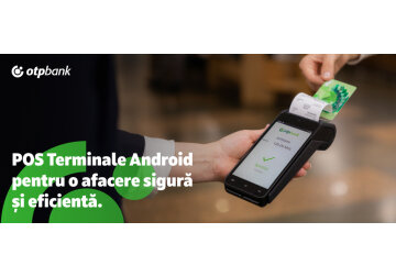 Terminalele POS Android de la OTP Bank - pentru o afacere sigură și eficientă