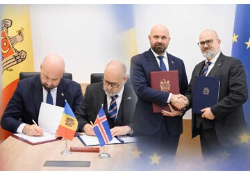 Moldova și Islanda au semnat un acord interguvernamental privind transportul aerian și vor lansa zboruri directe între cele două țări