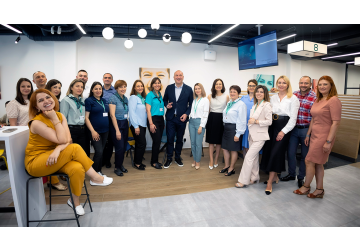 The maib Taraclia Branch - in a new and modern location, right in the heart of the town