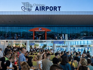 Peste 80% dintre zborurile de pe Aeroportul din Chișinău au decolat conform orarului în luna iunie 