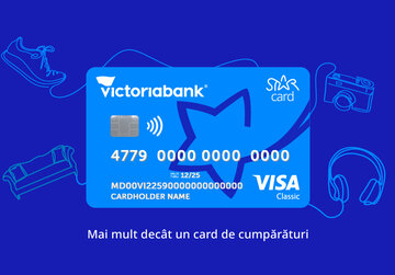 Fii STAR la shopping! Obține puncte cu STAR Card de la Victoriabank pentru cumpărături! Peste un milion de puncte au fost deja acordate!