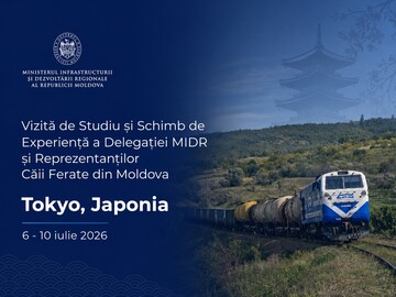 Moldova mizează pe ajutorul Japoniei pentru dezvoltarea transportului feroviar