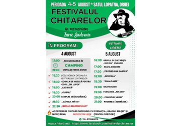 Festivalul Chitarelor in memoriam Iurie Sadovnic Orheianul