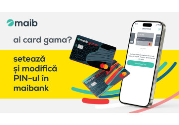Nou la maib: setează-ți și modifică PIN-ul online rapid și ușor prin maibank pentru cardul gama