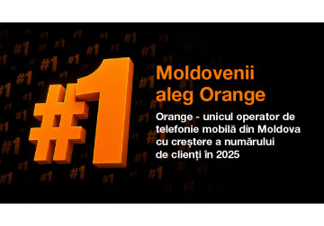 Orange Moldova își reconfirmă poziția de lider pe piața telecom din Republica Moldova, cu rezultate remarcabile în telefonia mobilă, Internet fix și servicii digitale în 2025