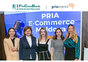 Despre comerțul electronic la FinComBank în cadrul conferinței PRIA E-Commerce Moldova