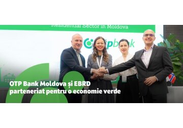 OTP Bank Moldova semnează un acord de 12 milioane de euro cu BERD pentru finanțarea locuințelor verzi