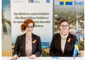 Suedia va majora cu 1,2 milioane de dolari asistența financiară pentru proiectul &quot;Sprijinirea autorităților moldovenești în gestionarea durabilă a râului Nistru&quot;, implementat de PNUD.